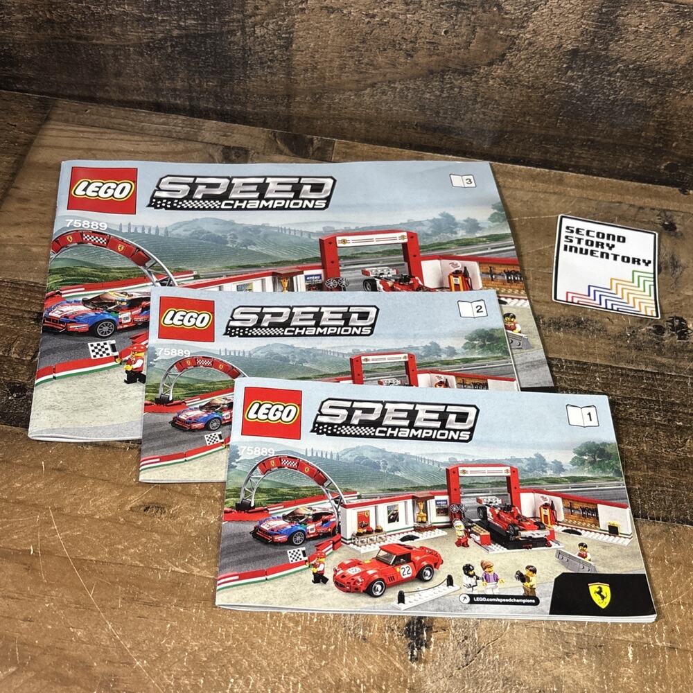 LEGO SPEED CHAMPIONS Ferrari Ultimate Garage 75889 Instruction Book Manuals ONLY